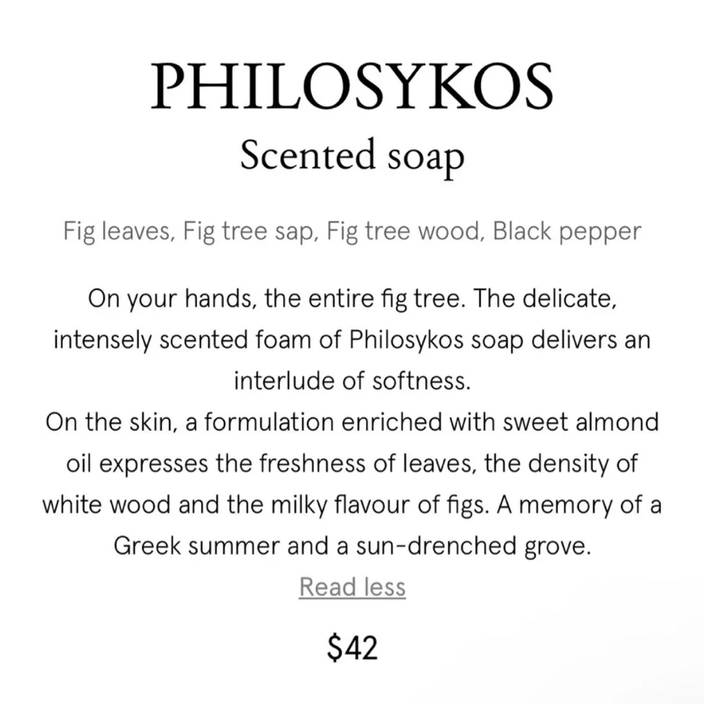 Diptyque Philosykos Hand Soap
